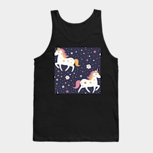 Cute Sweet Unicorn Pattern for Kids Tank Top